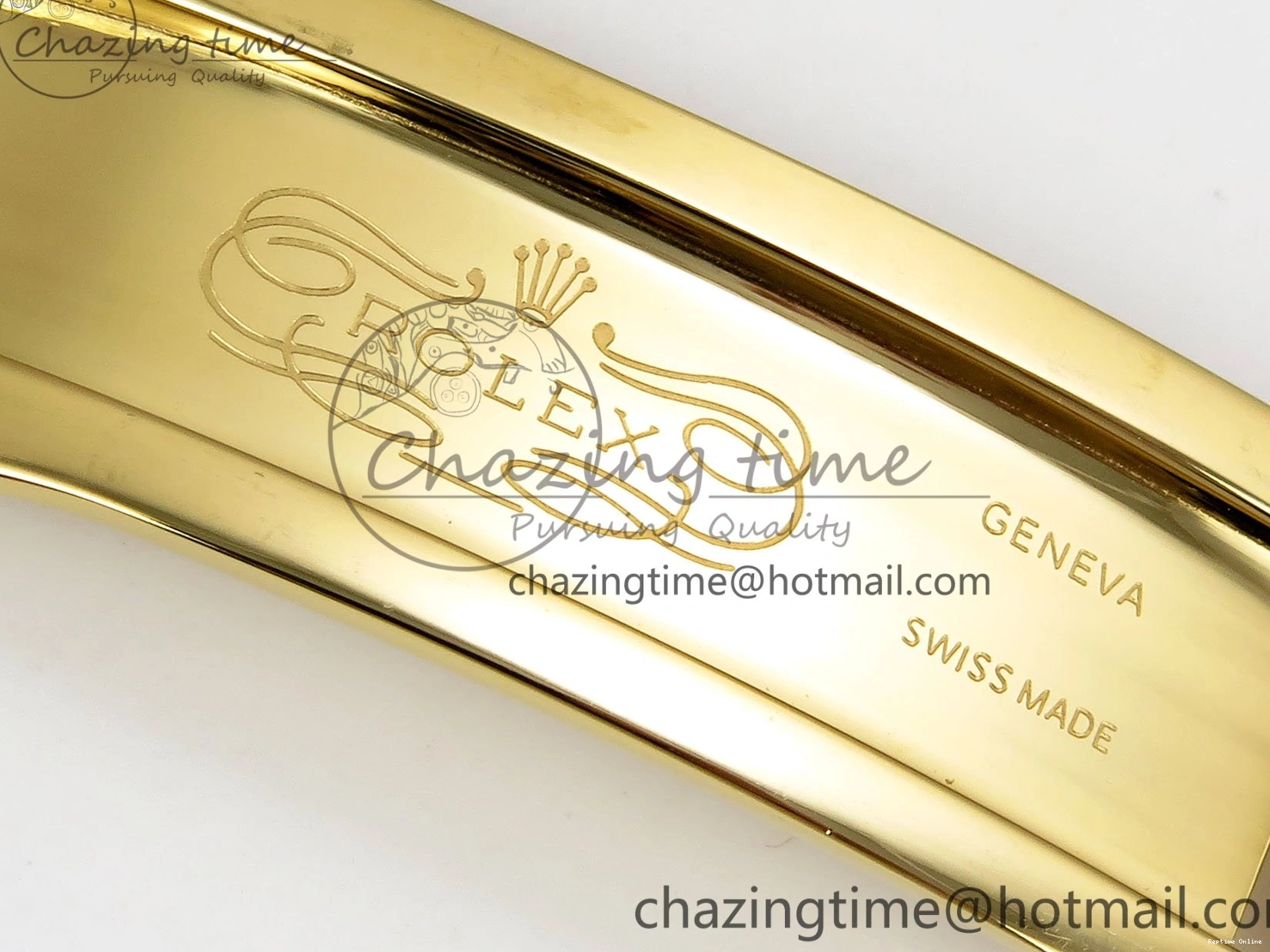 0212 Day Date 36 YG RAF 1:1 Best Edition Green Stone Roman Dial on YG Bracelet A Durable 1524